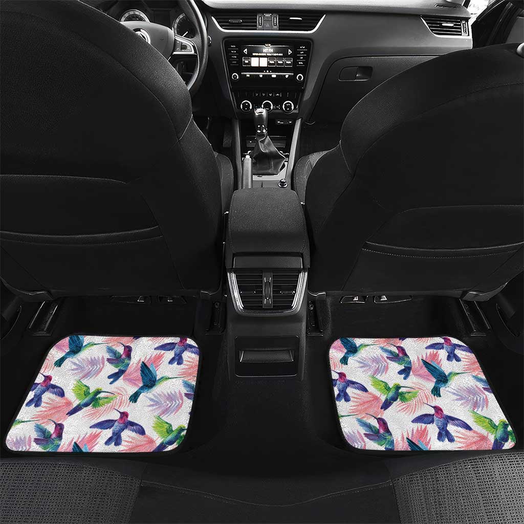 Hummingbirds Colorful Car Mats Unique Stylized - Wonder Print Shop