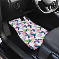 Hummingbirds Colorful Car Mats Unique Stylized - Wonder Print Shop