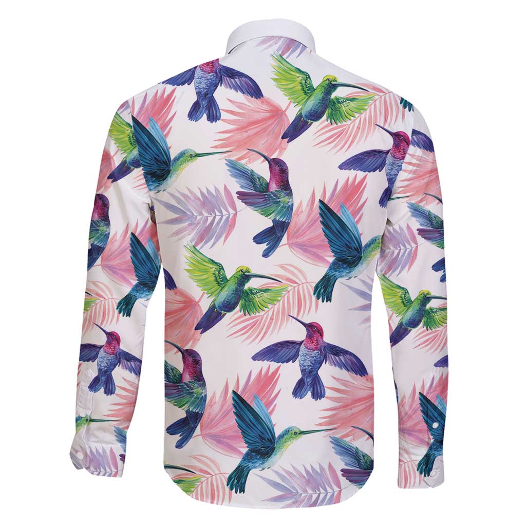 Hummingbirds Colorful Family Matching Puletasi and Hawaiian Shirt Unique Stylized - Wonder Print Shop