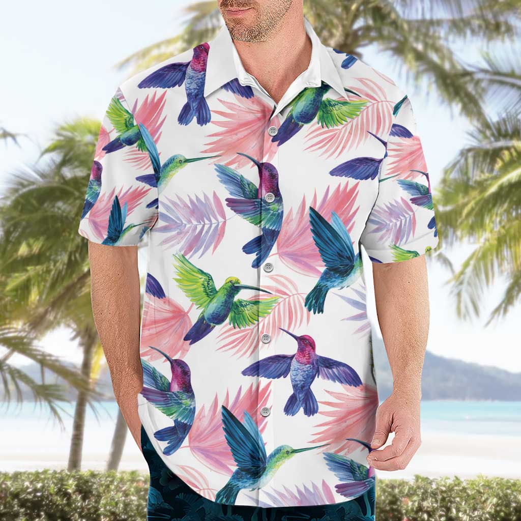 Hummingbirds Colorful Hawaiian Shirt Unique Stylized - Wonder Print Shop