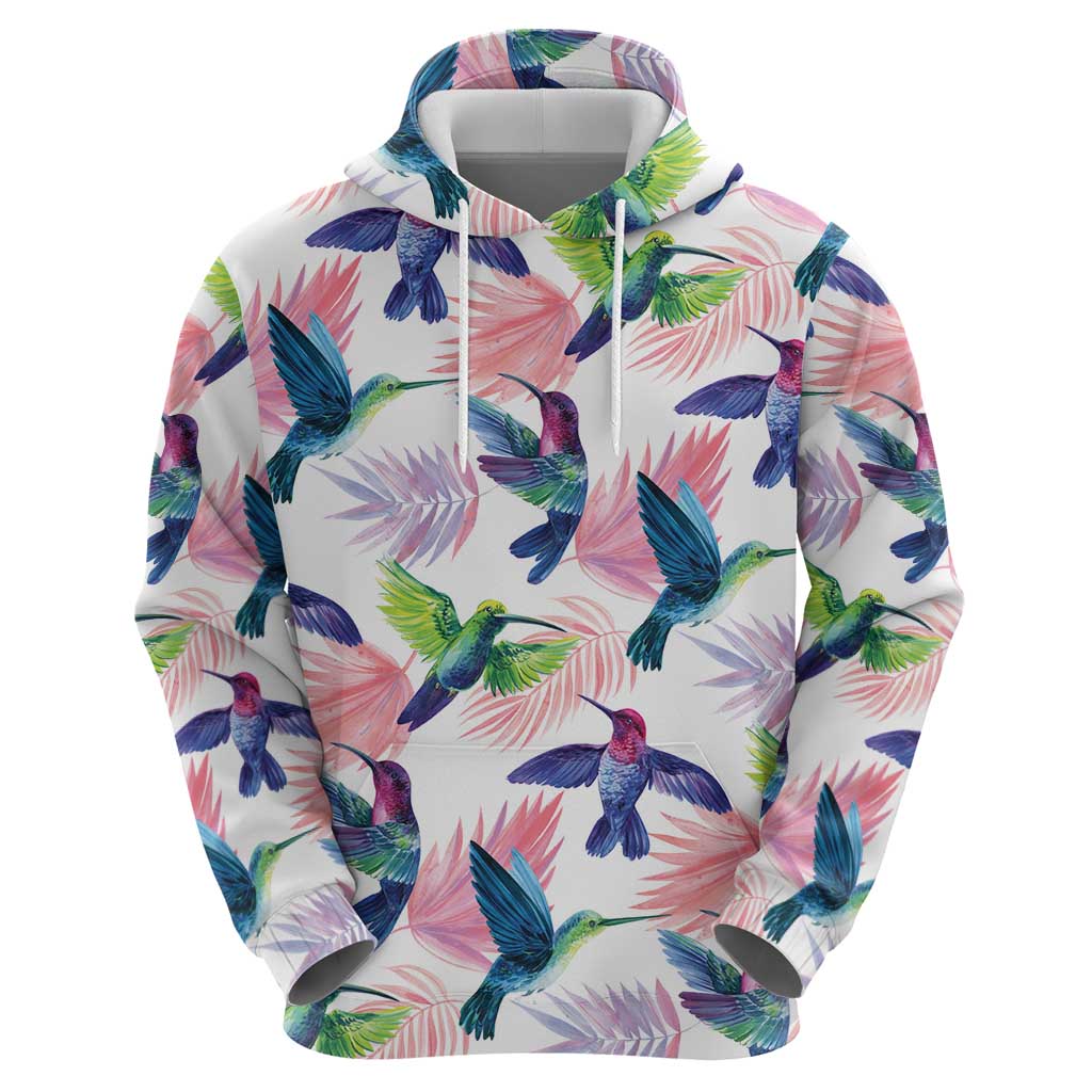 Hummingbirds Colorful Hoodie Unique Stylized - Wonder Print Shop