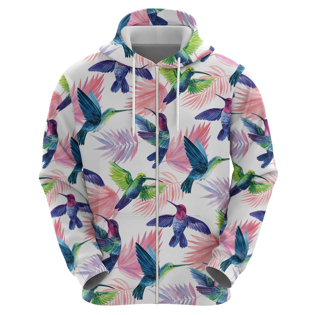 Hummingbirds Colorful Hoodie Unique Stylized - Wonder Print Shop