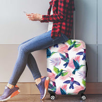 Hummingbirds Colorful Luggage Cover Unique Stylized - Wonder Print Shop