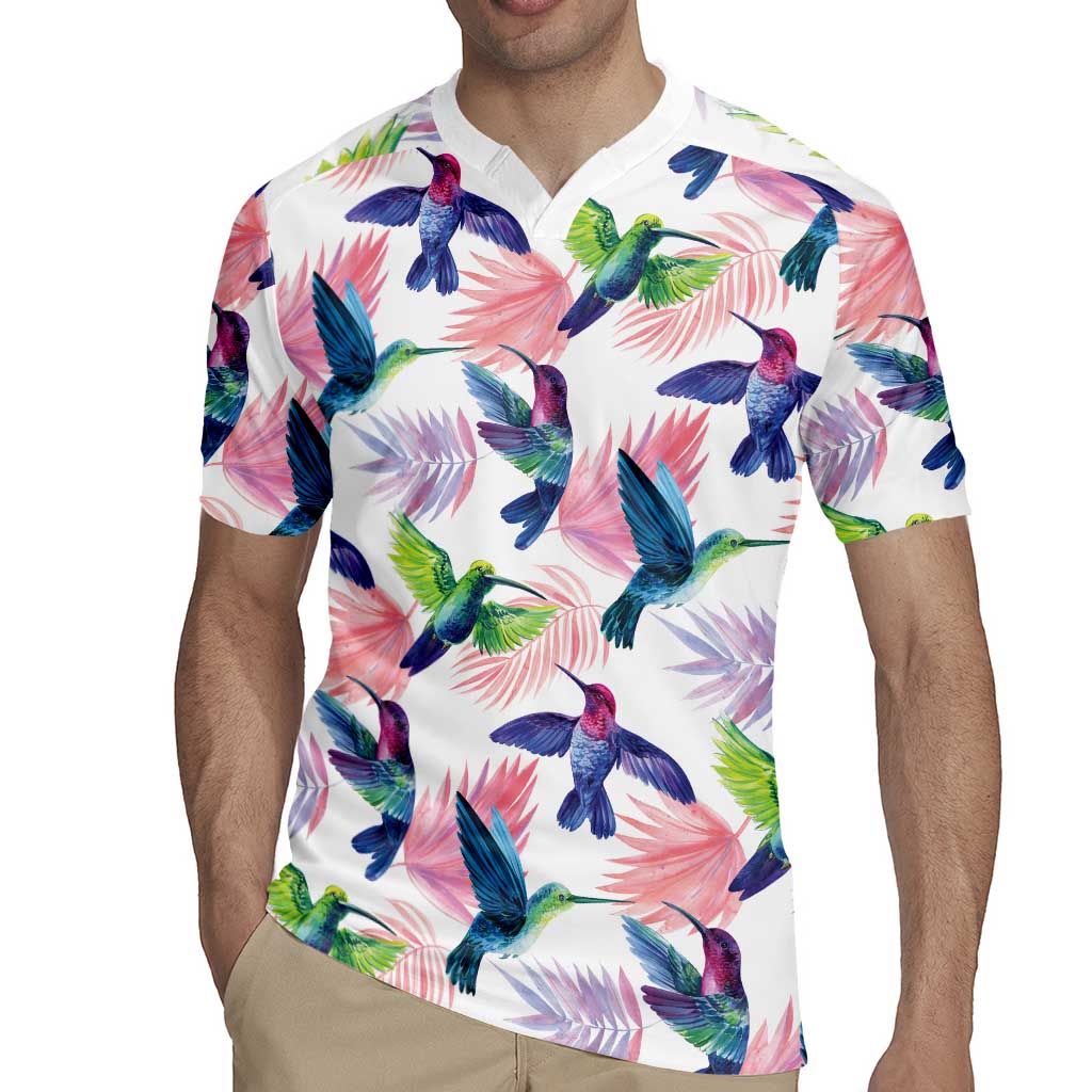 Hummingbirds Colorful Rugby Jersey Unique Stylized - Wonder Print Shop