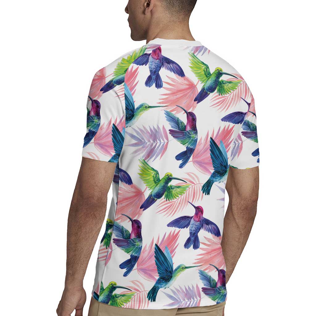 Hummingbirds Colorful Rugby Jersey Unique Stylized - Wonder Print Shop