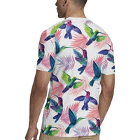 Hummingbirds Colorful Rugby Jersey Unique Stylized - Wonder Print Shop