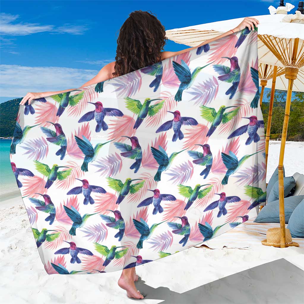Hummingbirds Colorful Sarong Unique Stylized - Wonder Print Shop