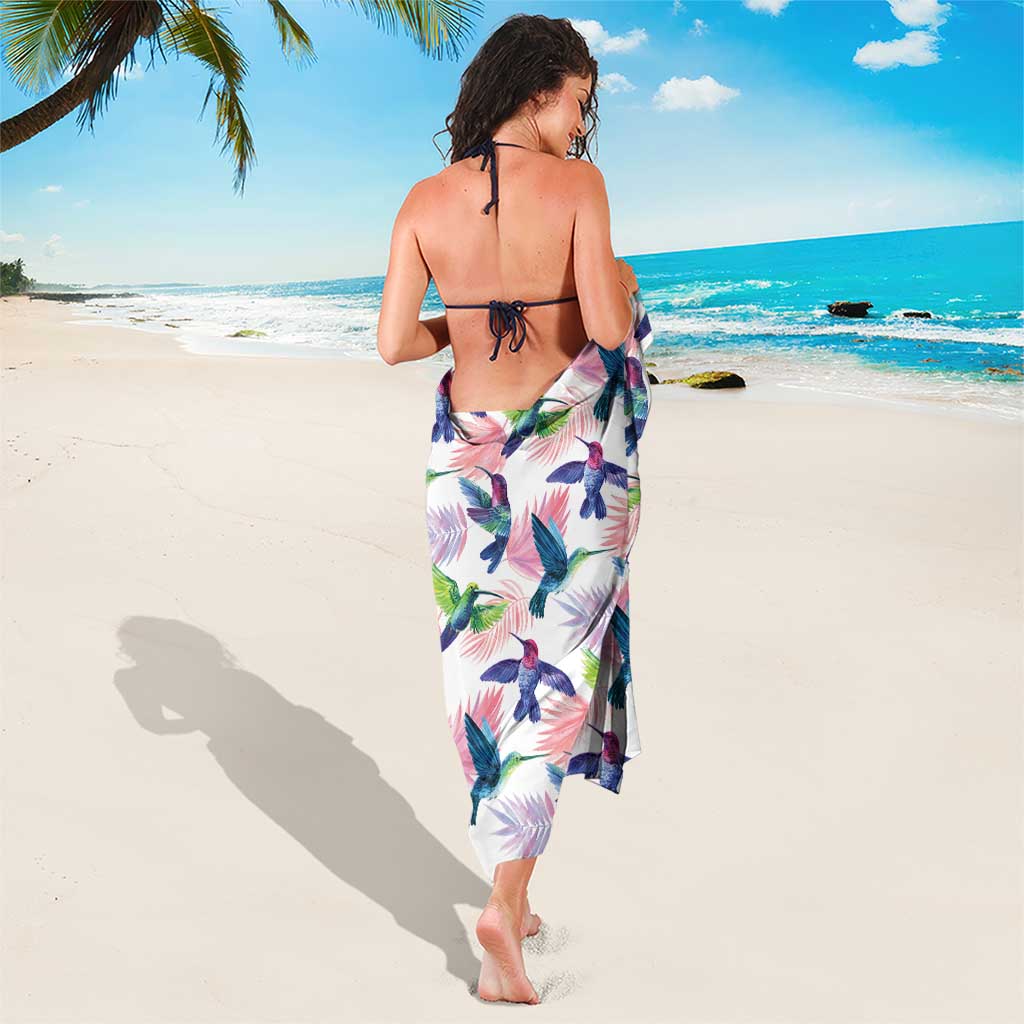 Hummingbirds Colorful Sarong Unique Stylized - Wonder Print Shop