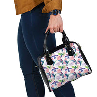 Hummingbirds Colorful Shoulder Handbag Unique Stylized - Wonder Print Shop