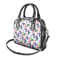 Hummingbirds Colorful Shoulder Handbag Unique Stylized - Wonder Print Shop