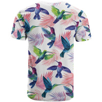 Hummingbirds Colorful T Shirt Unique Stylized - Wonder Print Shop
