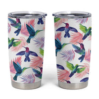 Hummingbirds Colorful Tumbler Cup Unique Stylized - Wonder Print Shop