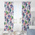 Hummingbirds Colorful Window Curtain Unique Stylized - Wonder Print Shop