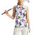 Hummingbirds Colorful Women Sleeveless Polo Shirt Unique Stylized - Wonder Print Shop