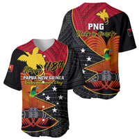 Papua New Guinea Independence Day Baseball Jersey Happy PNG 48th Anniversary - Wonder Print Shop