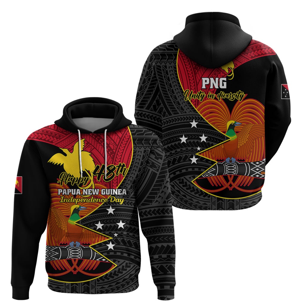 Papua New Guinea Independence Day Hoodie Happy PNG 48th Anniversary - Wonder Print Shop