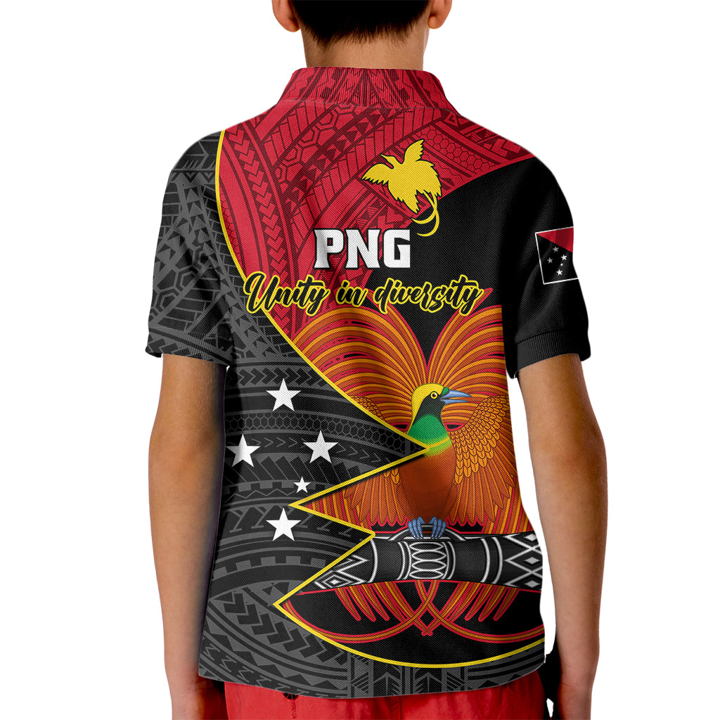 Papua New Guinea Independence Day Kid Polo Shirt Happy PNG 48th Anniversary - Wonder Print Shop