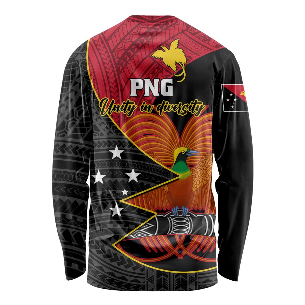 Papua New Guinea Independence Day Long Sleeve Shirt Happy PNG 48th Anniversary LT01