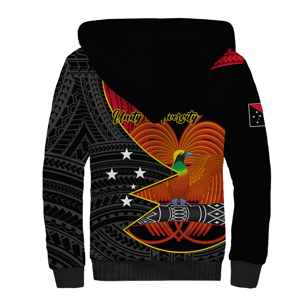 Papua New Guinea Independence Day Sherpa Hoodie Happy PNG 48th Anniversary - Wonder Print Shop