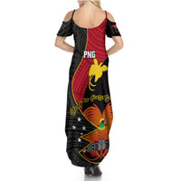 Papua New Guinea Independence Day Summer Maxi Dress Happy PNG 48th Anniversary - Wonder Print Shop