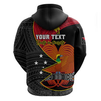 Personalised Papua New Guinea Independence Day Hoodie Happy PNG 48th Anniversary - Wonder Print Shop