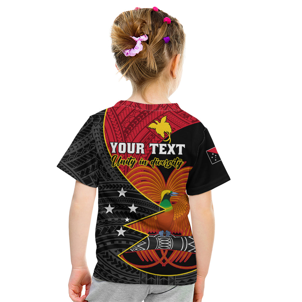 Personalised Papua New Guinea Independence Day Kid T Shirt Happy PNG 48th Anniversary - Wonder Print Shop