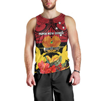 personalised-papua-new-guinea-men-tank-top-bird-of-paradise-mix-polynesian-pattern
