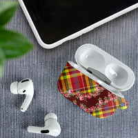 Happy Jounen Kweyol AirPods Case Madras Pattern Roses Stylized