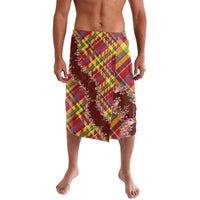 Happy Jounen Kweyol Lavalava Madras Pattern Roses Stylized