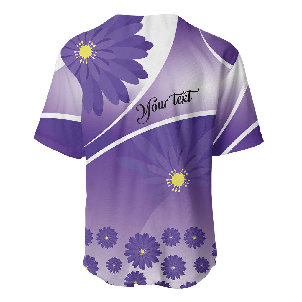 Personalised Saint Lucia La Magewit Baseball Jersey La Marguerite Flower