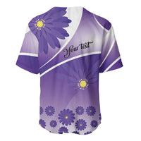 Personalised Saint Lucia La Magewit Baseball Jersey La Marguerite Flower