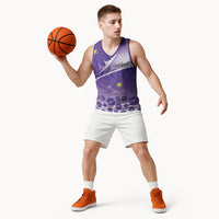 Personalised Saint Lucia La Magewit Basketball Jersey La Marguerite Flower