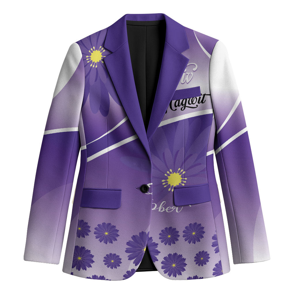 Personalised Saint Lucia La Magewit Blazer La Marguerite Flower