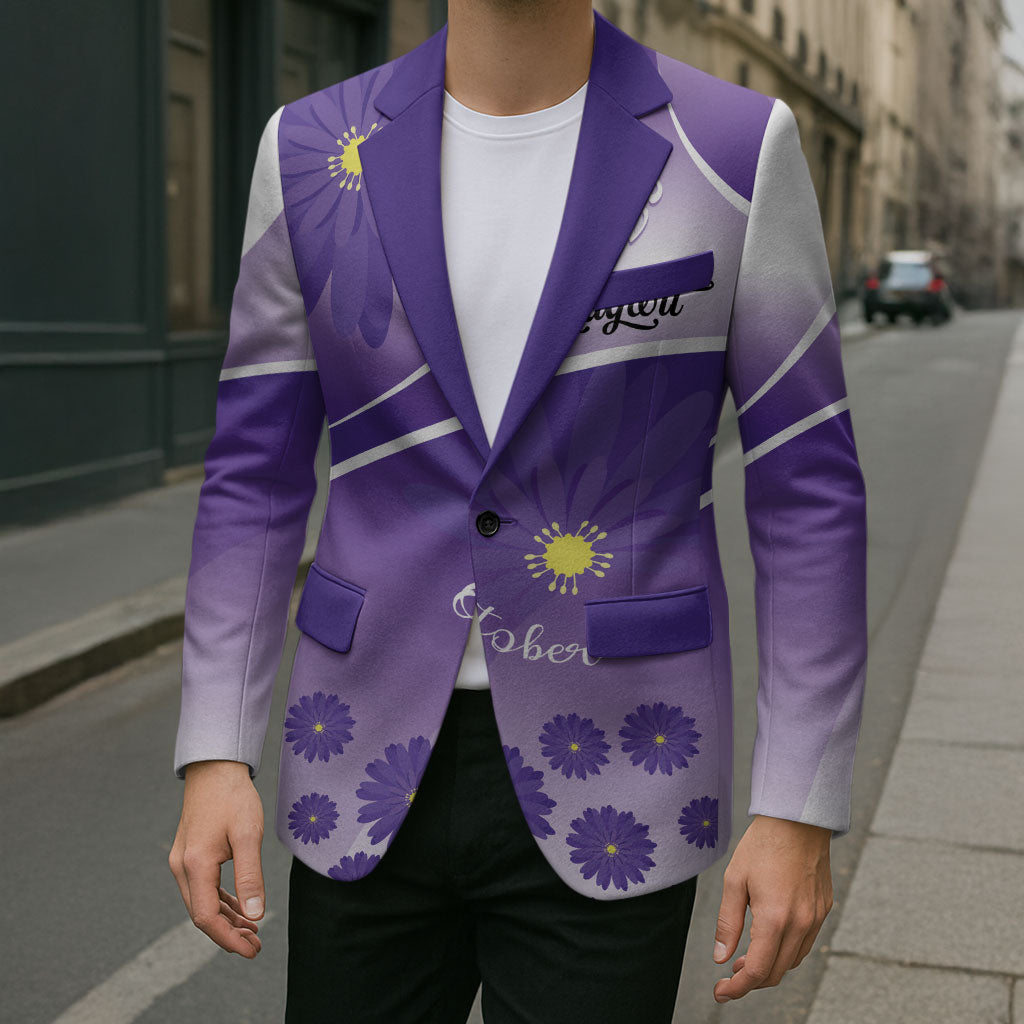 Personalised Saint Lucia La Magewit Blazer La Marguerite Flower