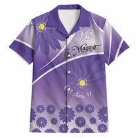 Personalised Saint Lucia La Magewit Hawaiian Shirt La Marguerite Flower