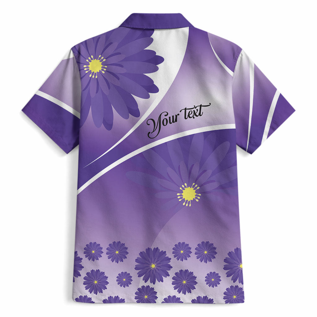 Personalised Saint Lucia La Magewit Hawaiian Shirt La Marguerite Flower