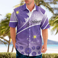 Personalised Saint Lucia La Magewit Hawaiian Shirt La Marguerite Flower