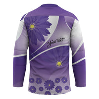 Personalised Saint Lucia La Magewit Hockey Jersey La Marguerite Flower