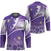 Personalised Saint Lucia La Magewit Hockey Jersey La Marguerite Flower