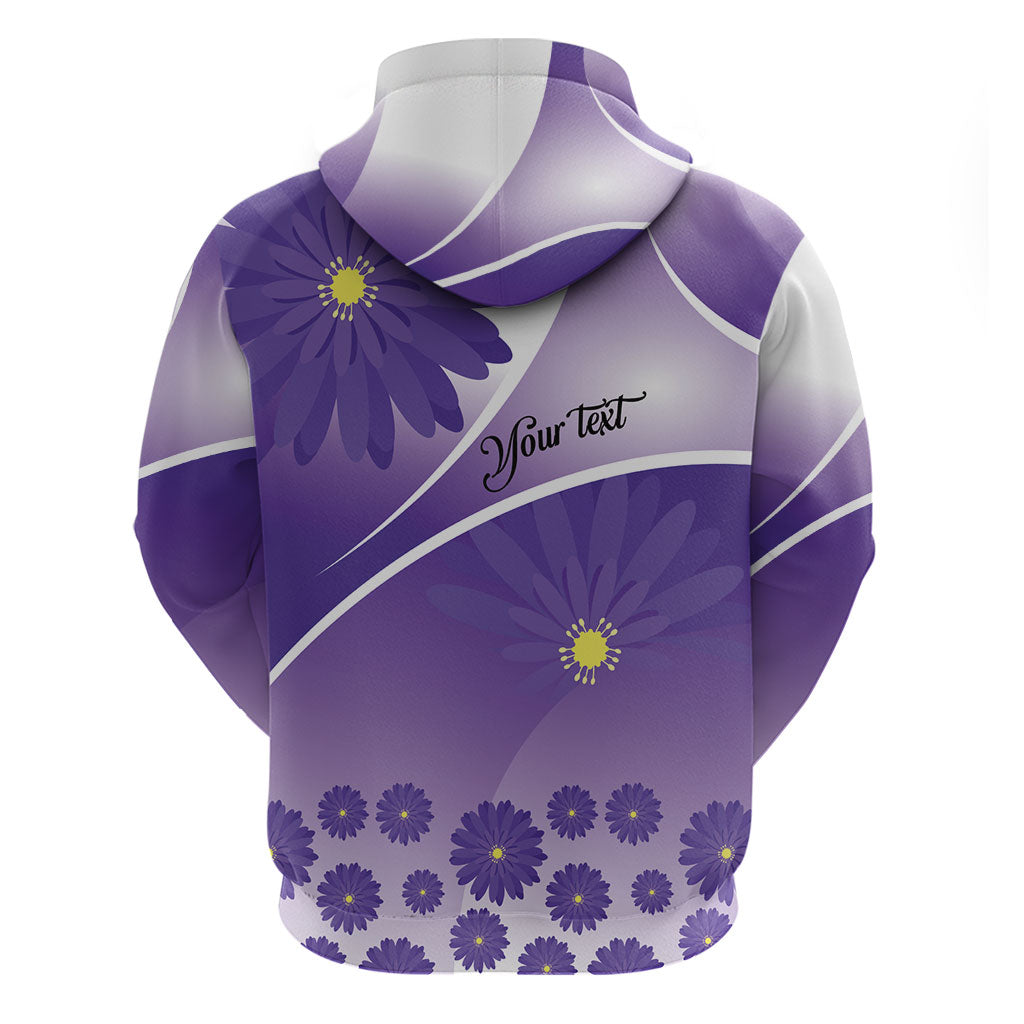 Personalised Saint Lucia La Magewit Hoodie La Marguerite Flower