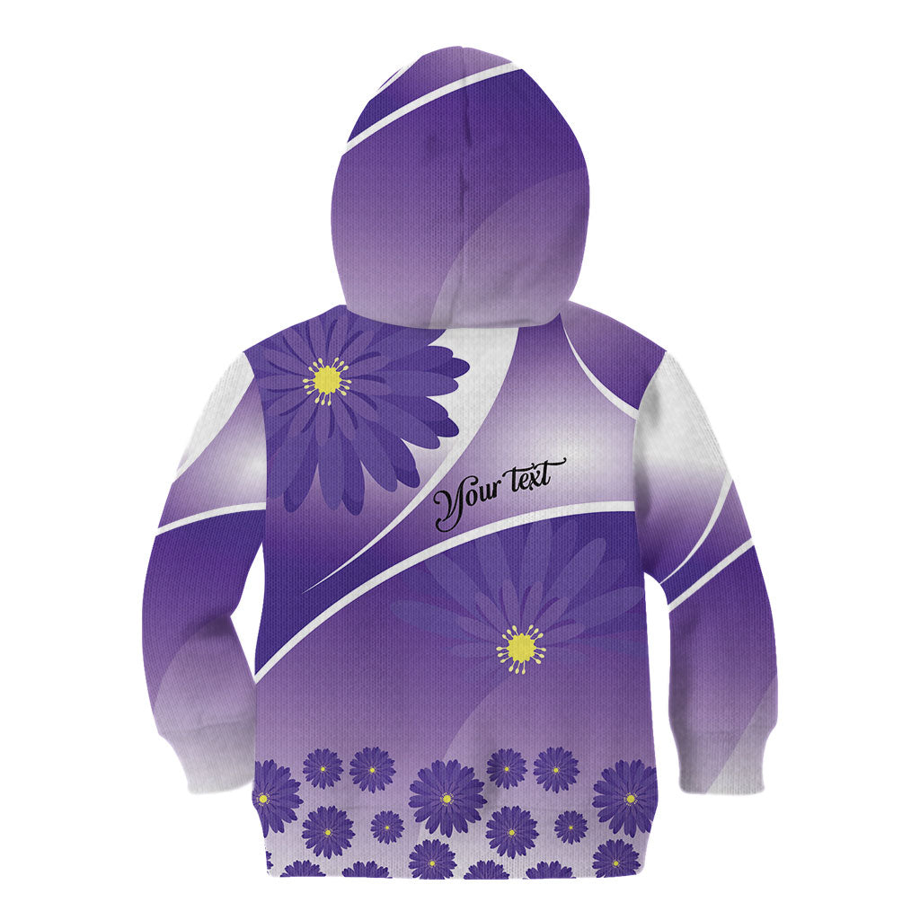 Personalised Saint Lucia La Magewit Kid Hoodie La Marguerite Flower