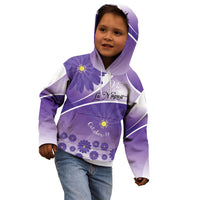 Personalised Saint Lucia La Magewit Kid Hoodie La Marguerite Flower