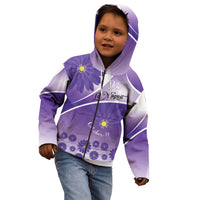 Personalised Saint Lucia La Magewit Kid Hoodie La Marguerite Flower