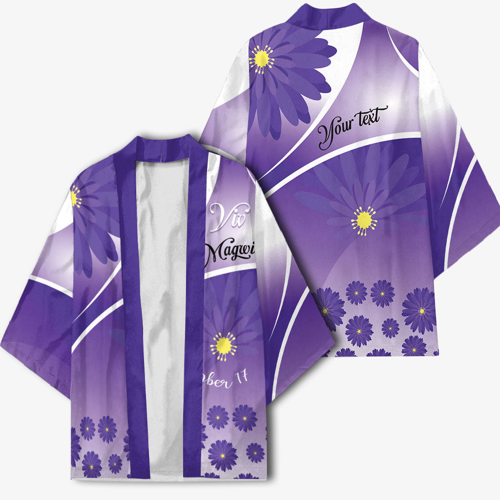 Personalised Saint Lucia La Magewit Kimono La Marguerite Flower