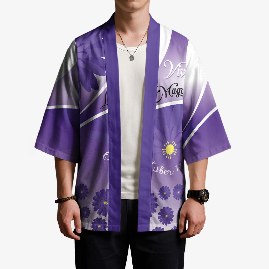 Personalised Saint Lucia La Magewit Kimono La Marguerite Flower