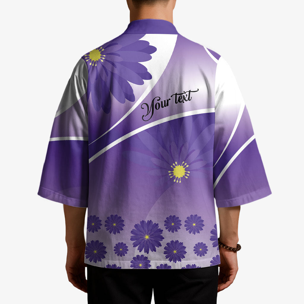 Personalised Saint Lucia La Magewit Kimono La Marguerite Flower
