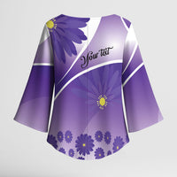 Personalised Saint Lucia La Magewit Kimono Sleeve Blouse La Marguerite Flower