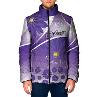 Personalised Saint Lucia La Magewit Padded Jacket La Marguerite Flower