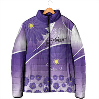 Personalised Saint Lucia La Magewit Padded Jacket La Marguerite Flower