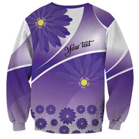 Personalised Saint Lucia La Magewit Sweatshirt La Marguerite Flower